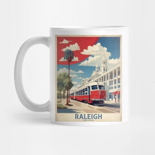 Raleigh North Carolina United States of America Tourism Vintage Poster Mug